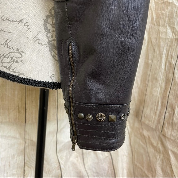 Moschino Cheap and Chic Leather Studded Jacket - Picture 6 of 16